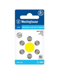 Batterie Westinghouse A10 zinc-air pour appareil auditif 1.45V