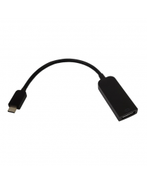 Adaptateur USB 3.1 Type-C vers DisplayPort 4K@60Hz - Mode Alt DP 1.2 - Noir