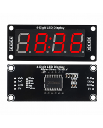 Module d'affichage LED 4 chiffres 7 segments avec indicateur d'horloge