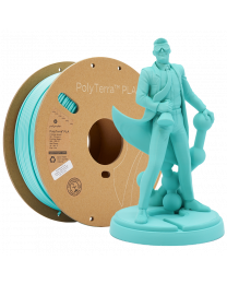 Filament PolyTerra PLA couleur turquoise 1KG 1.75mm