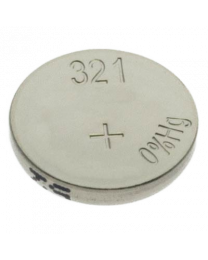 Pile de type bouton à l'oxyde d'argent, 1,55V, 15 mAh, 6,8mm (D) x 1,65mm (H)