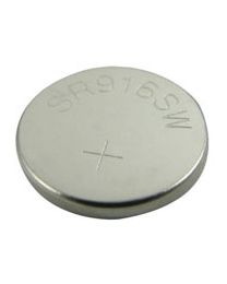 Pile de type bouton à l''oxyde d''argent, 1,55V, 30 mAh, 9,5mm (D) x 1,65mm (H)