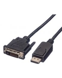 Câble mâle 6 pieds DisplayPort mâle vers DVI mâle - CL3/FT4 28AWG