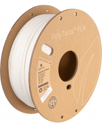 Filament PolyTerra PLA couleur blanc cotton 3KG 1.75mm