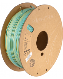 Filament PolyTerra PLA couleur vert et jaune 1KG 1.75mm