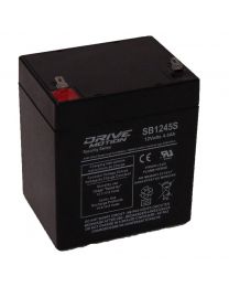 Batterie scellé à l''acide 12V 4.5a tabs 0.187' Sécurité ou Éclairage