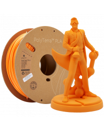 Filament PolyTerra PLA couleur orange 1KG 1.75mm