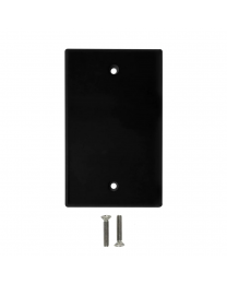 Wall Plate, Solid - Black