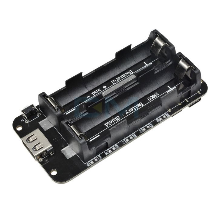 Chargeur- Battery Holder intelligent 18650 pour 2 batteries