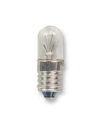 Ampoule miniature 12V .25A Base culot a vis E10 T-3 1/4
