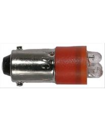lampe led bayonnette 24V AC/DC rouge