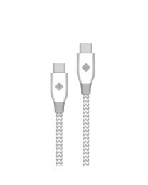 Cable PD USB-C 60W 3ft Blanc
