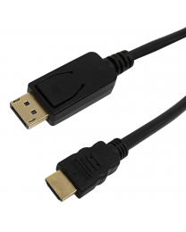 Câble Displayport à HDMI Mâle-Mâle 10'