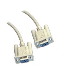 Câble null modem DB9 femelle / DB9 femelle 10'