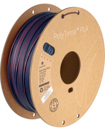 Filament PolyTerra PLA couleur rouge et bleu 1KG 1.75mm