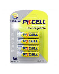 pile AA rechargeable 1.25V NIMH 1300Mah pk4