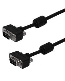 Câble VGA de 15 pieds avec ferrites DB15HD mâle à mâle