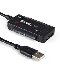 Startech Adaptateur USB2.0 à IDE/SATA 2.5"/3.5"/5.25" Avec Alimentation